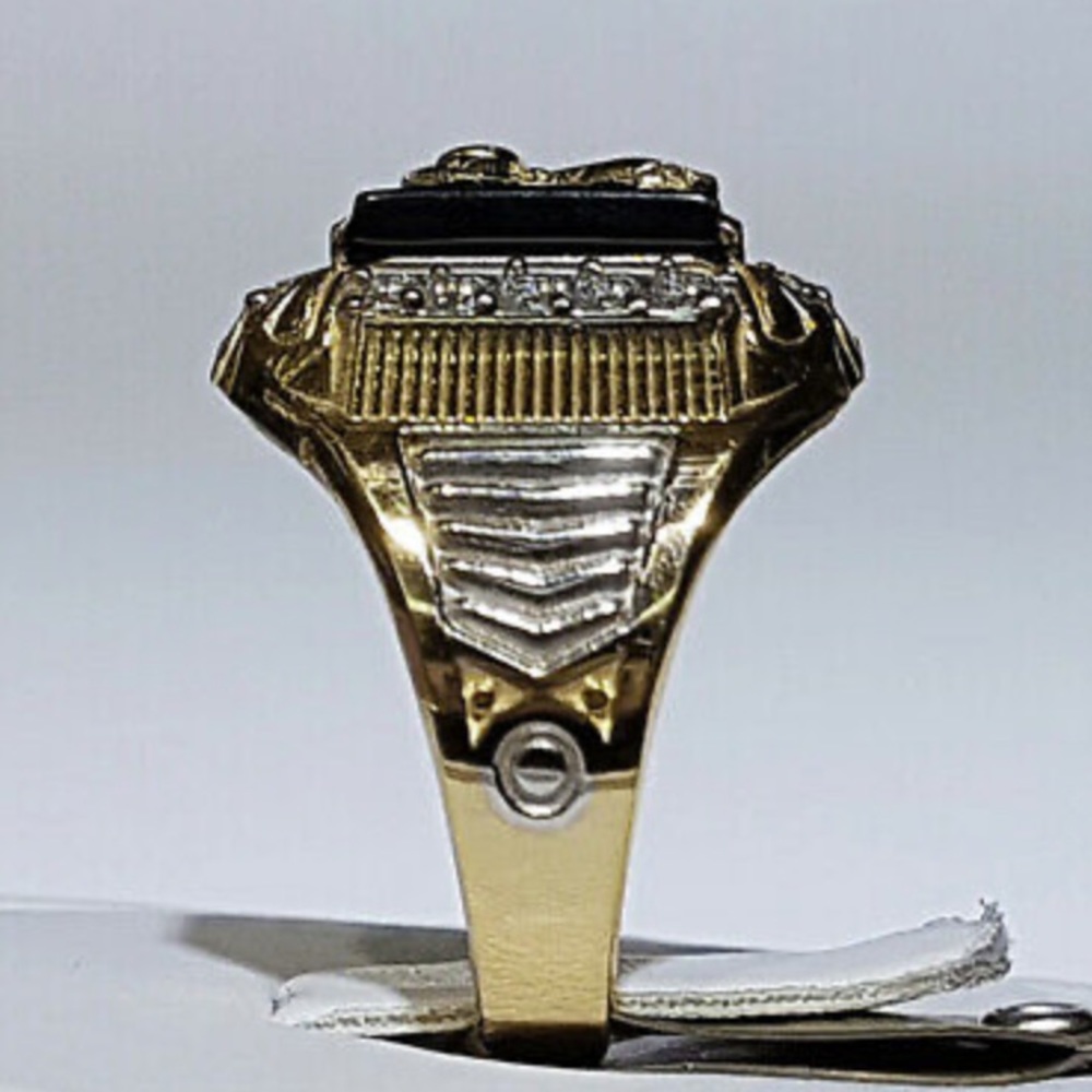 Eagle Two Tone 925 Silver Rings for Men - Picture 3 of 4